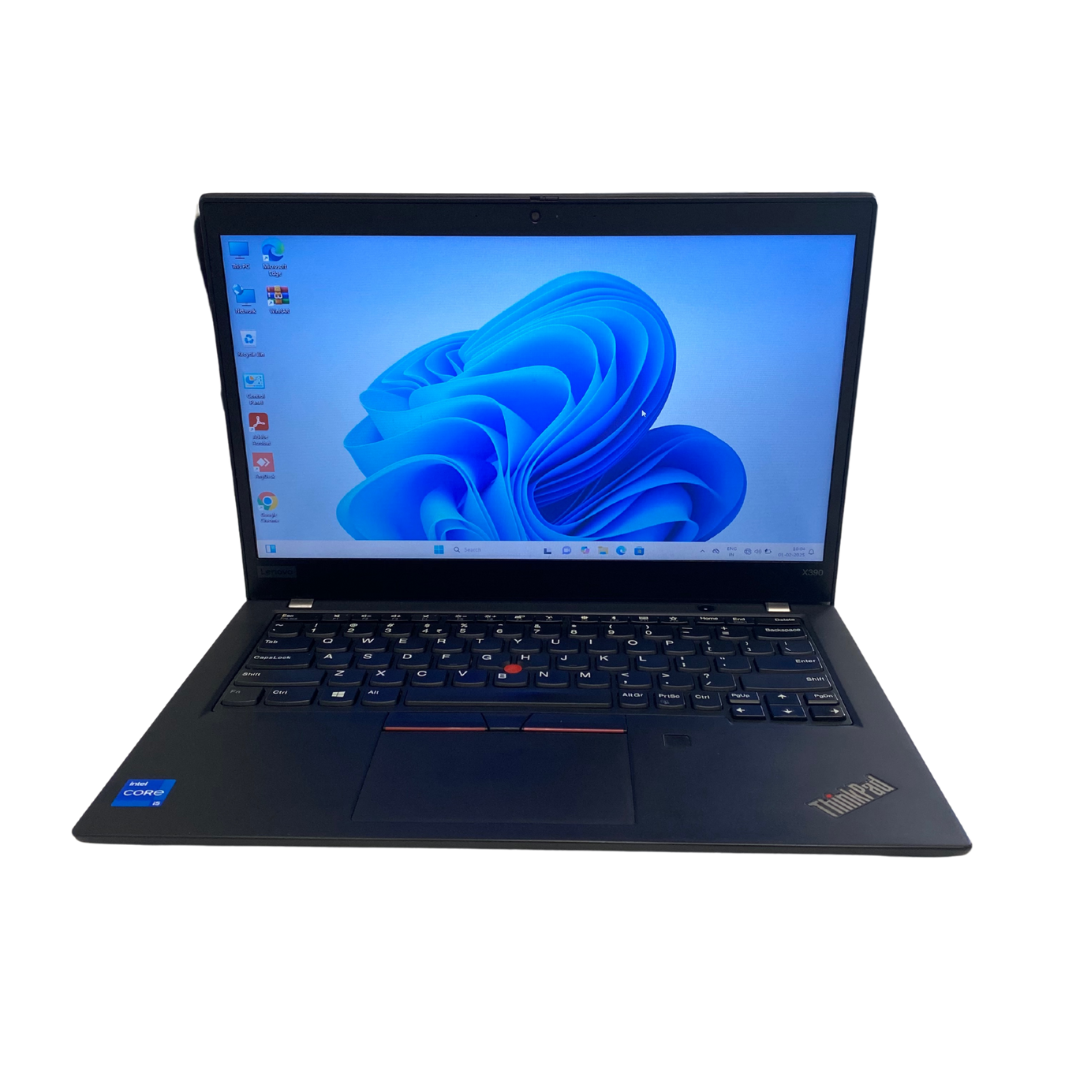 Refurbished Lenovo thinkPad X390 (Intel Core i5 / 8th Gen / 1.60 GHz / 8GB DDR4 / 512GB NVMe SSD)