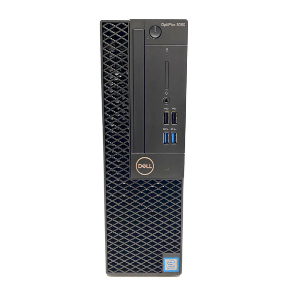 Refurbished Dell Optiplex 3060 Small form Factor (SSF) (Intel Core i5 or i7 / 8th Gen / 3.20 GHz / 8GB & 16GB DDR4 / 256GB & 512GB NVMe SSD)